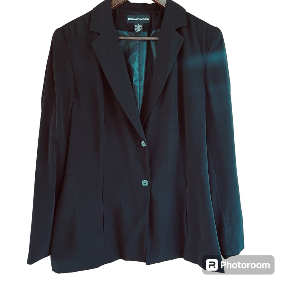 Norton Mcnaughton Black Women’s Size 14 Blazer With Pockets Business Formal